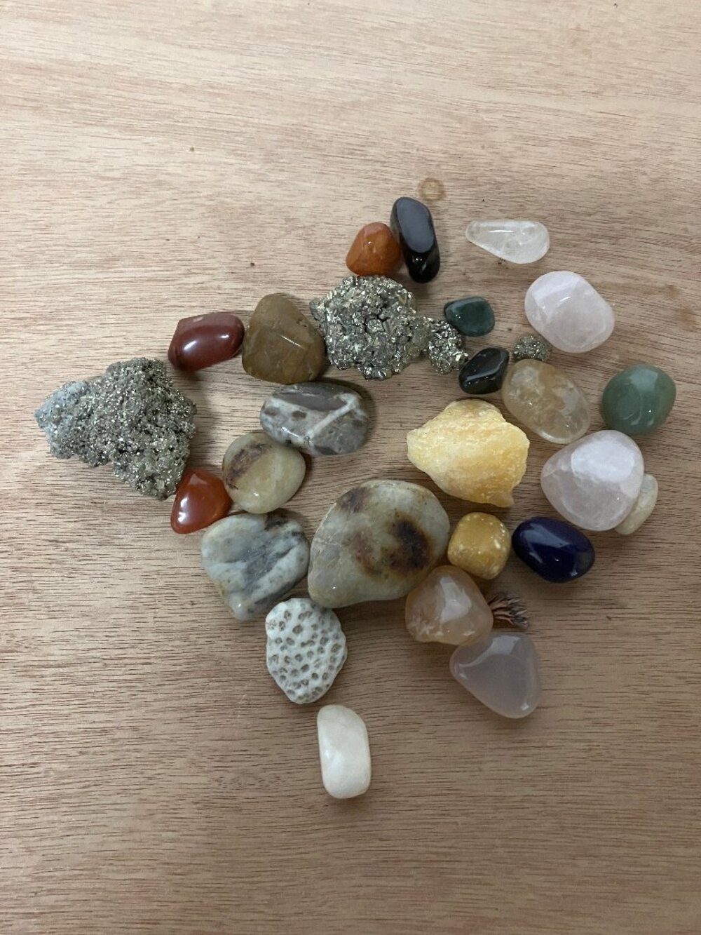 Polished stone rocks